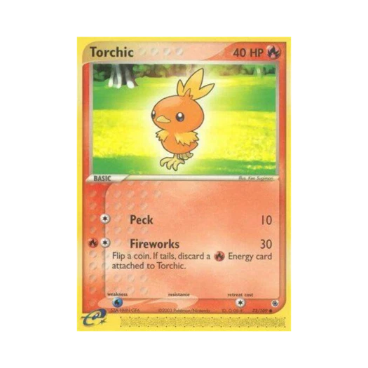 Pokemon TCG Torchic C EX Ruby & Sapphire (English Ver.)