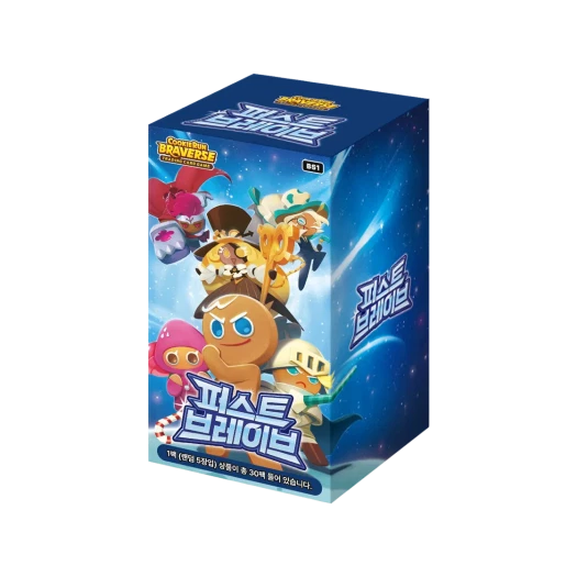 쿠키런 TCG 쿠키런 브레이버스 카드 게임 부스터 팩 퍼스트 브레이브 (30팩/한글판) 상품 이미지