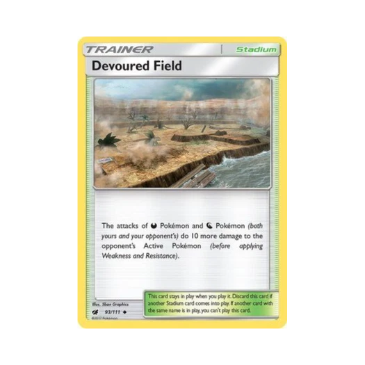 포켓몬 TCG 잠식된 벌판 U 크림슨 인베이전 (영문판)