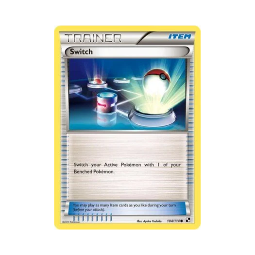 포켓몬 TCG 포켓몬 교체 U 블랙 & 화이트 (영문판)