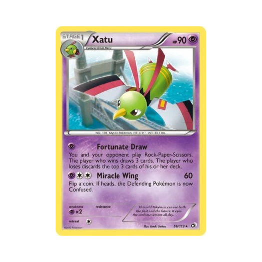 Pokemon TCG Xatu R Legendary Treasures (English Ver.)