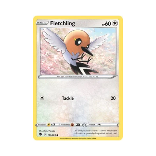 포켓몬 TCG 화살꼬빈 C 다크니스 어블레이즈 (영문판)