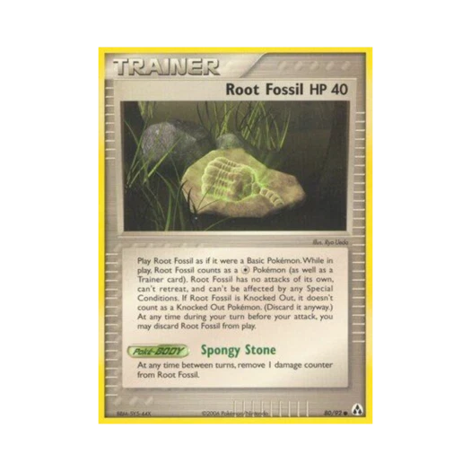 포켓몬 TCG 뿌리화석 C EX 레전드 메이커 (영문판)