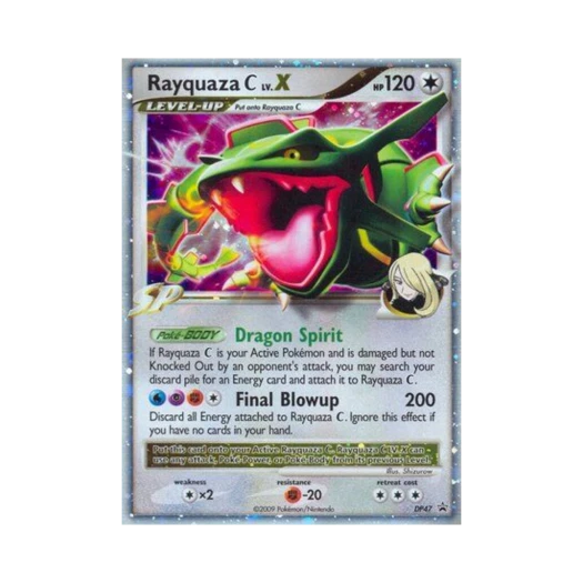 포켓몬 TCG 레쿠쟈 C LV.X P 다이아몬드 & 펄 프로모카드 (영문판)
