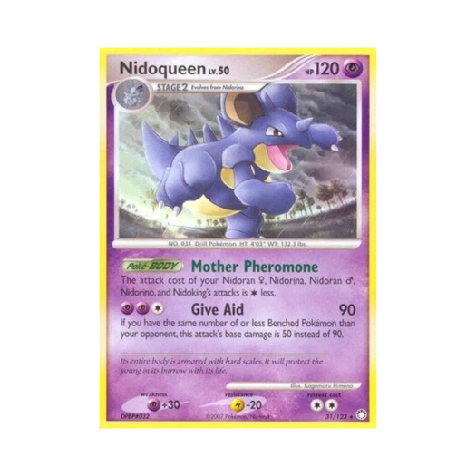 포켓몬 TCG 니드퀸 R 미스터리어스 트레져스 (영문판)