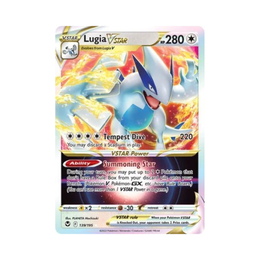 Pokemon TCG Lugia VSTAR HRV Silver Tempest (English Ver.)