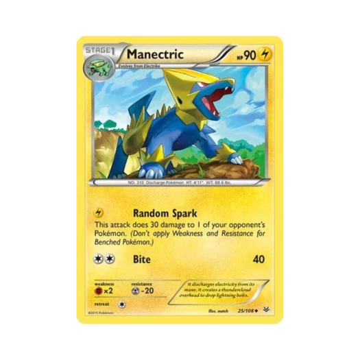 Pokemon TCG Manectric U Roaring Skies (English Ver.)