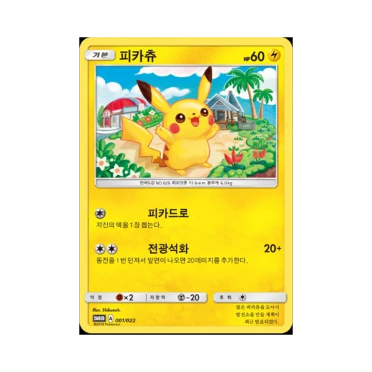 Pokemon TCG Pikachu Sun & Moon Starter Set Raikou-GX (Korean Ver.)