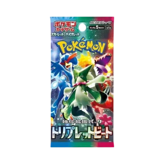 포켓몬 TCG 스칼렛&바이올렛 강화 확장팩 트리플 비트 팩 (5장/일어판) 카드 이미지
