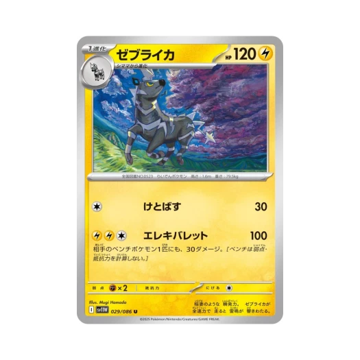 포켓몬 TCG 제브라이카 U 화이트 플레어 (일어판)