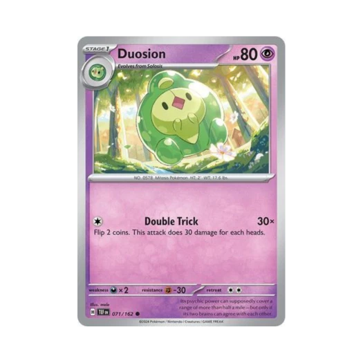 Pokemon TCG Duosion C Temporal Forces (English Ver.)