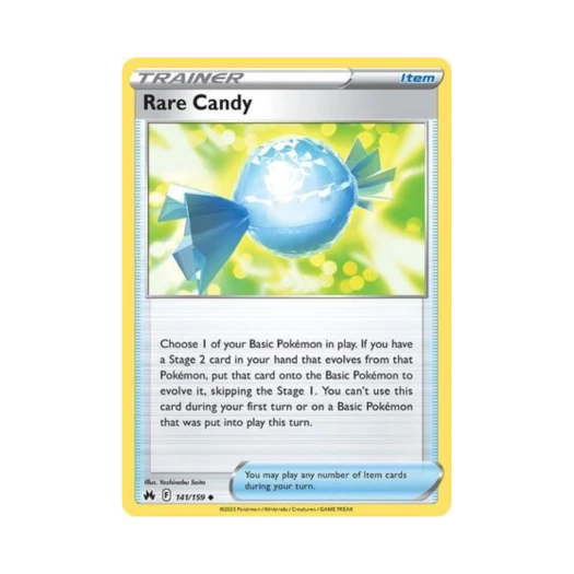 포켓몬 TCG 이상한 사탕 U 크라운 제니스 (영문판)