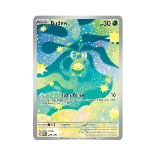 Pokemon TCG Budew IR Mega Evolution Ascended Heroes (English Ver.)