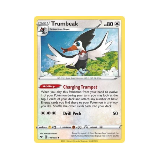 Pokemon TCG Trumbeak U Vivid Voltage (English Ver.)