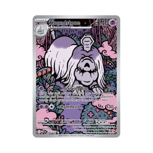 Pokemon TCG Houndstone IR Mega Evolution (English Ver.)