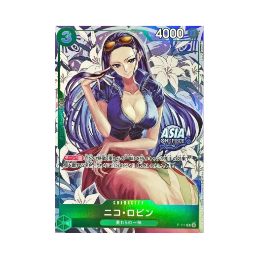 원피스 TCG 니코 로빈 P P-111 프로모션 카드 미니 틴 팩 B 세트 Vol.2 (일어판) 상품 이미지