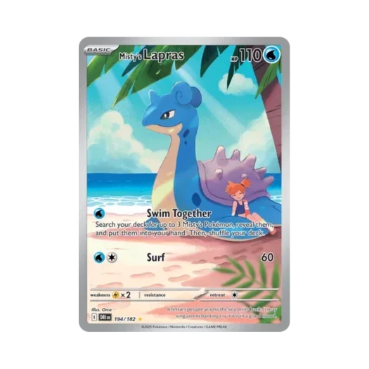 포켓몬 TCG 이슬의 라프라스 IR 데스티니드 라이벌스 (영문판)