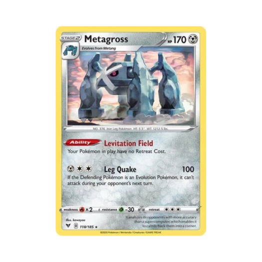 포켓몬 TCG 메타그로스 R 비비드 볼티지 (영문판)