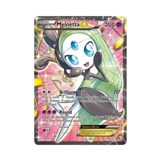 포켓몬 TCG 메로엣타 ex RU 레전더리 트레져스 (영문판)