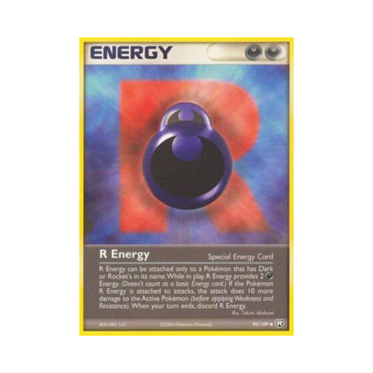 포켓몬 TCG R 에너지 U EX 로켓단 리턴즈 (영문판)