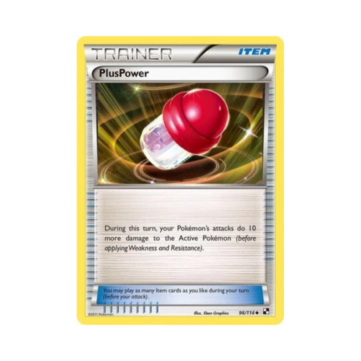 포켓몬 TCG 플러스파워 U 블랙 & 화이트 (영문판)