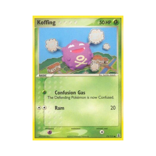 포켓몬 TCG 또가스 C EX 델타 스페이시스 (영문판)