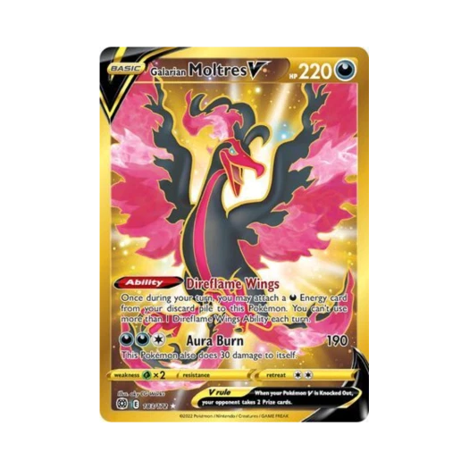 Pokemon TCG Galarian Moltres V RS Brilliant Stars (English Ver.)