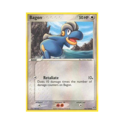 Pokemon TCG Bagon C EX Power Keepers (English Ver.)