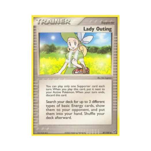 포켓몬 TCG 레이디 아웃팅 U EX 테오키스 (영문판)