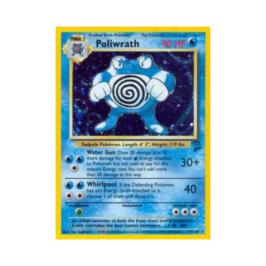 Pokemon TCG Poliwrath Base Set 2 (English Ver.)