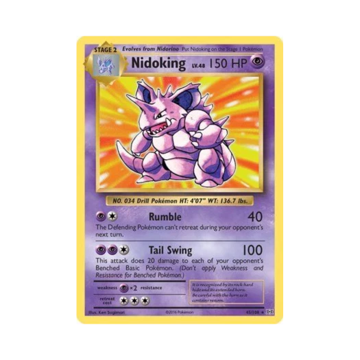 포켓몬 TCG 니드킹 RH 에볼루션즈 (영문판)