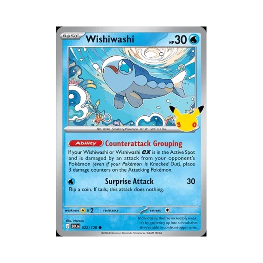 포켓몬 TCG 약어리 C 30주년 기념 (영문판)