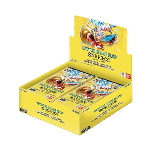 원피스 TCG 부스터 팩 신의 섬 모험 박스 (24팩/영문판) 카드 이미지