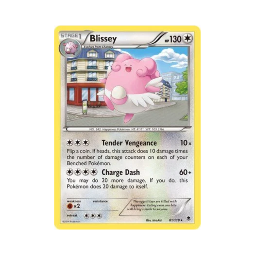 Pokemon TCG Blissey R Phantom Forces (English Ver.)