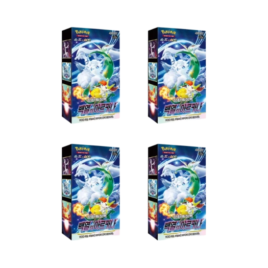 포켓몬 TCG 소드 & 실드 강화 확장팩 백열의 아르카나 4박스 (총 80팩/한글판) 카드 이미지