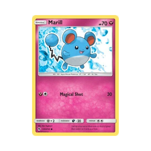 포켓몬 TCG 마릴 C 로스트 썬더 (영문판)