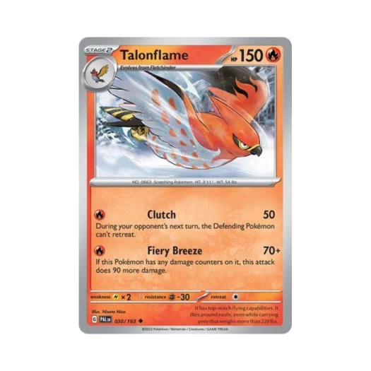 Pokemon TCG Talonflame U Paldea Evolved (English Ver.)