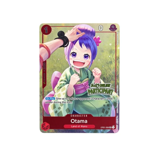 원피스 TCG 오타마 UC OP01-006 프로모션 카드 온라인 리저널 참여 팩 Vol.2 (영문판) 상품 이미지