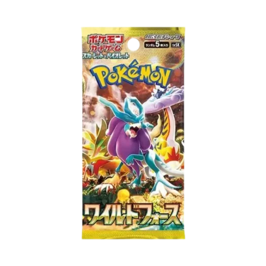 포켓몬 TCG 스칼렛&바이올렛 확장팩 와일드 포스 팩 (5장/일어판) 카드 이미지