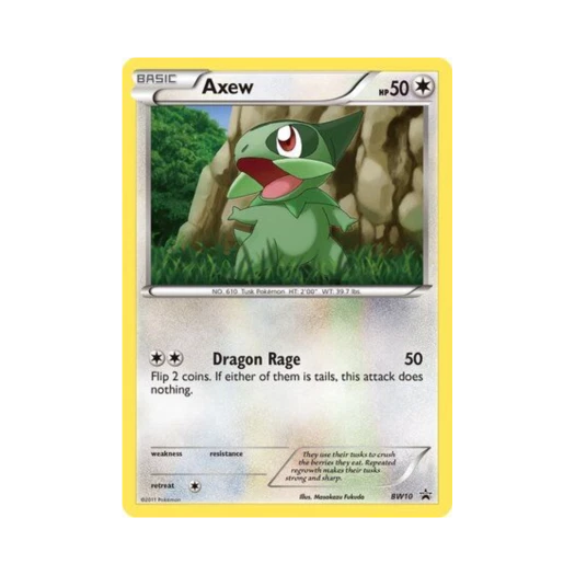 Pokemon TCG Axew P Black & White Promos (English Ver.)