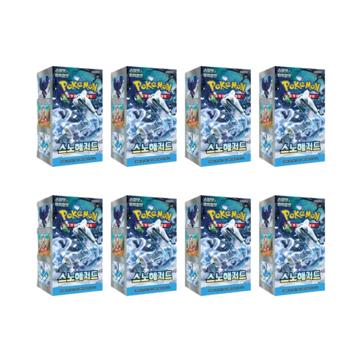 포켓몬 TCG 스칼렛 & 바이올렛 확장팩 스노해저드 박스 8박스 (총 240팩/한글판)