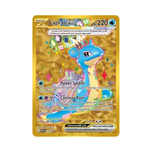 포켓몬 TCG 라프라스 ex P 스칼렛 & 바이올렛 프로모 카드 (영문판)