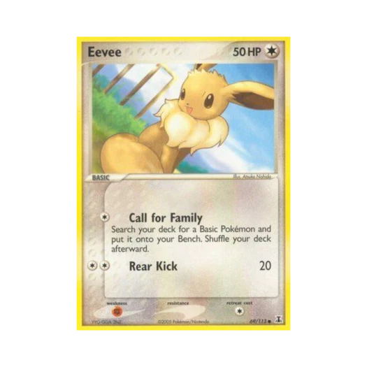 Pokemon TCG Eevee C EX Delta Species (English Ver.)