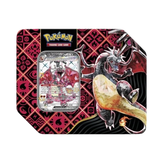 Pokemon TCG Scarlet & Violet-Paldean Fates Tin Shiny Charizard ex (English Ver.)