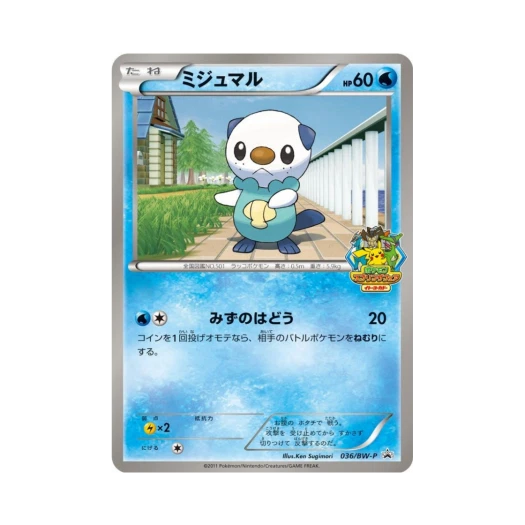 포켓몬 TCG 수댕이 P 블랙 & 화이트 프로모카드 (일어판)
