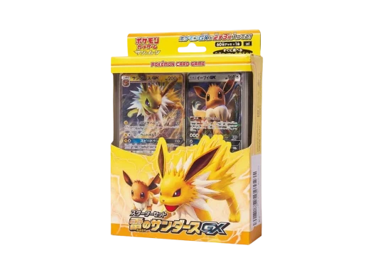 포켓몬 TCG 썬&문 스타터 세트 번개의 쥬피썬더 GX 박스 (일어판) 카드 이미지