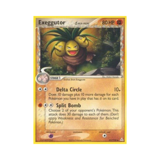Pokemon TCG Exeggutor U EX Holon Phantoms (English Ver.)