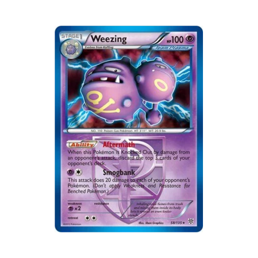 포켓몬 TCG 또도가스 RH 플라스마 스톰 (영문판)