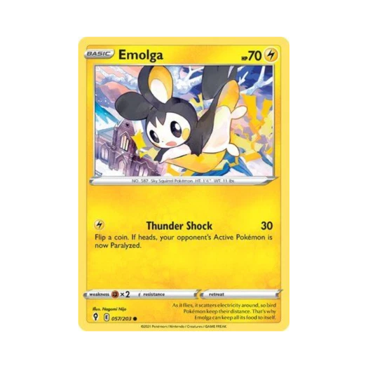 포켓몬 TCG 에몽가 C 이볼빙 스카이즈 (영문판)