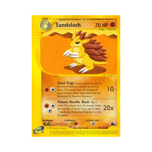 Pokemon TCG Sandslash C Skyridge (English Ver.)